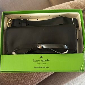 Kate spade belt bag black 
NWT
unopened 
In box